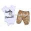 fashion clothing 2016 baby bodysuit Mermaid outfits