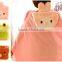hooded cape style cartoon animal green frog model coral fleece office folding cushion blanket
