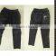 extensible waist stripe design balck jeans pent