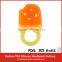 High quality bpa free fruit shape baby adult teether