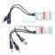 CAT5 Power Balun Transceiver 100m Transmission Distance 1CH Camera Video Audio Power Balun