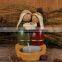 Polyresin nativity set candle holder
