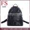 Fashionable Custom Leather Bag Hot Selling Black Snakeskin pu Backpacks