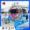 amusement kiddie human gyroscope space ring for sale