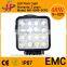 China top selling truck led lights Square led light 4x4 offroad 48w led work light