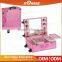 2016 Sunrise newest design professional pink pvc trolley makeup case with 6 lights mirror for beauty salon                        
                                                Quality Choice