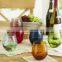 Color Stemless Wine Glass and Cocktials Liqueur Glass