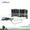 14W multi purpose fold up solar panel, dual USB epoxy solar panel folding solar charger