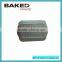 Cast iron double grill pan rectangular shape bbq pan with two handles