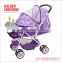 Light Purple Color Baby Stroller Carriage Pushchair Pram Trolley With Cheapest Price