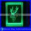 Creative Christmas Decoration Gift 3D Deer Photo Frame LED 7 Colors Flashing Desk Night Light