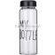 500ml Water Cup Transparent My Bottle / lemon juice bottle / plastic water bottle