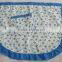 cotton /polyester velour towel fabric silk screen printing cute short waist apron cloth in roll or lace apron