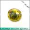 2.00mm round shape yellow color cz stone