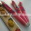 promotional writing instruments 0.5mm plastic pen click gel ink pen
