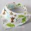 2016 Hot Sale Multi styles Cartoon baby bibs bandana organic