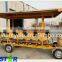 2016 Four wheel luxury beer bike factory in china buy beer bike