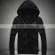15PKH08 2015 100%poly fleece cardigan zip-up plain thick hoodies