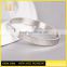 tableware design blank bracelets fanshion silver bangle