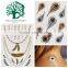 Gold color Temporary Tattoo Transfer Paper