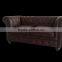 Chesterfield Leather Sofa ,chesterfields 2 seater Dark Brown Color Sofa
