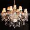 glass crystal candelabra lights for wedding decorations