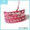 Men's Braided Charms Leather Mix Wrap Bracelet Wholesale