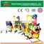 Shopping mall amusement rides of kiddie play games electric track train for sale