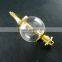 20mm glass ball in gold plated brass vial pendant DIY glass dome bottle charm supplies 1850196