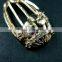 18x33mm 14K light gold plated zircon flower DIY earring chandelier supplies 1850178