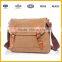 Small Multifunction Vintage Canvas Multiple Pocket Adjustable Fanny Pack Travel Waist Bag