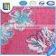 100% polyester with floral printed fabric for bedding hometextile