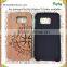 Handcraft Engraving Flowers Wooden Mobile Phone Cover For Iphone7 for galaxy s6 Case