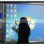 teacher writing interactive whiteboard for primary school, digital board