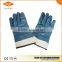 Cotton Jersey Liner, Knit Wrist Nitrile Fully Coated Working Gloves