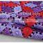 Fashional two colors plaid embroidery african french lace fabric water soluble