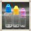 New Square Dropper Bottles Plastic Empty E- Liquid With Varied Capacity 15ml 30ml With Child Proof Bottle Caps E Cigrate Liquid