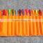 Cute Girls wool felt Roll Pencil Pen Case Makeup Pouch Pocket Brush Holder Bag