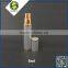 empty pocket perfume bottle metal 8ml