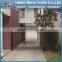 Living area spear top tubular steel fence and slide gate(manufacturer)