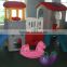 outdoor&indoor playground slide for children,slide, small house, Plastic Slide Type plastic slide and swing toys