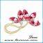 Top wholesale wedding flower brooch vintage crystal bridal crystal brooch
