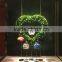 42'' Preserved boxwood love wreath topiary