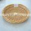 cheap round wicker tray for bread