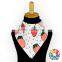 Geometric figure printing cotton bibs wholesale baby drool bib bandana