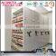 Large storage capacity movable bookshelves mobile library shelving systems