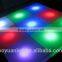 fashionable dance hall floor panel colorful interactive led flooring