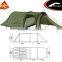 3 Person Large Glamping Luxury Waterproof Fireproof Aluminum Custom Printed Outdoor Hiking Equipment Tunnel Tent Camping