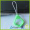 Customized heart shape plastic pvc rubber zipper pullers