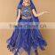 Yifusha coins top and panel skirt set for belly dancing